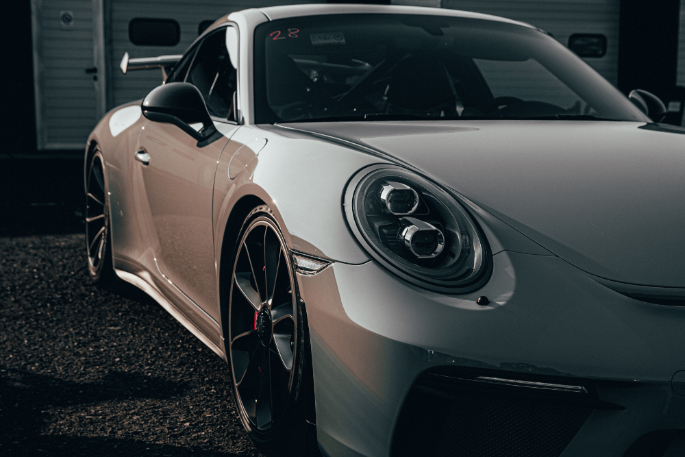 porsche repair and service, auto repair in Englewood, CO at Autovisions. Close-up of a high-performance Porsche.